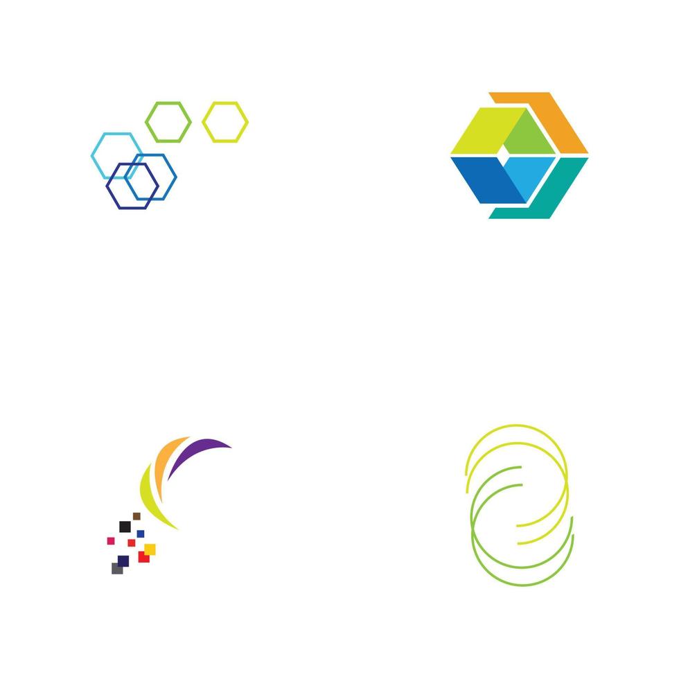 design de conceito de logotipo moderno para fintech e tecnologia de finanças digital vetor