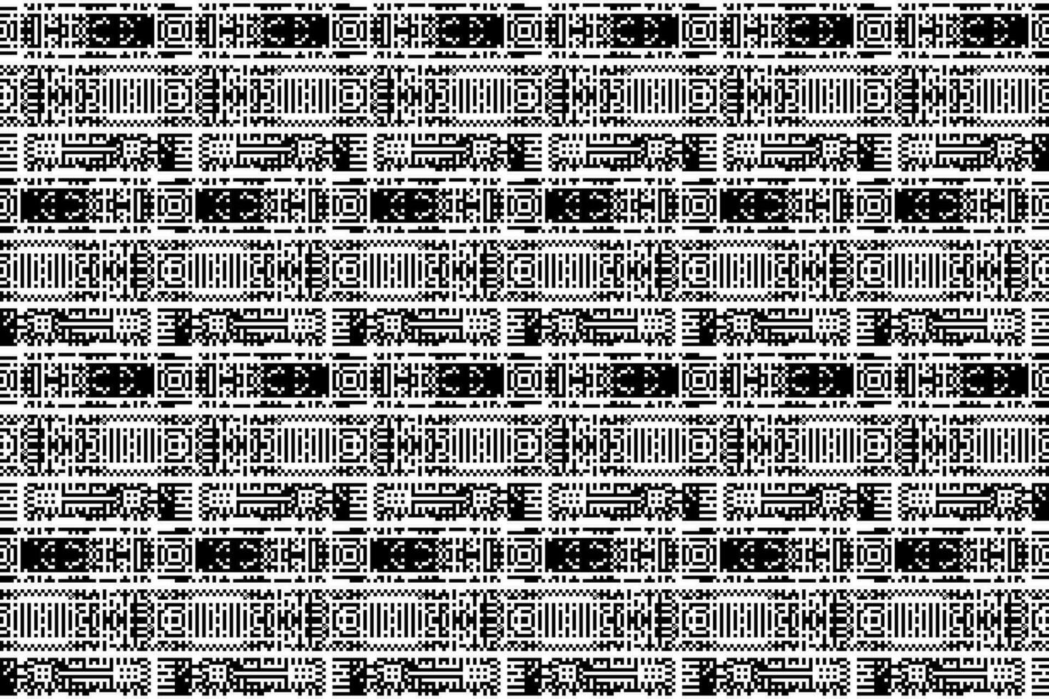 monocromático geométrico rede pixel arte fundo moderno Preto e branco abstrato mosaico textura vetor