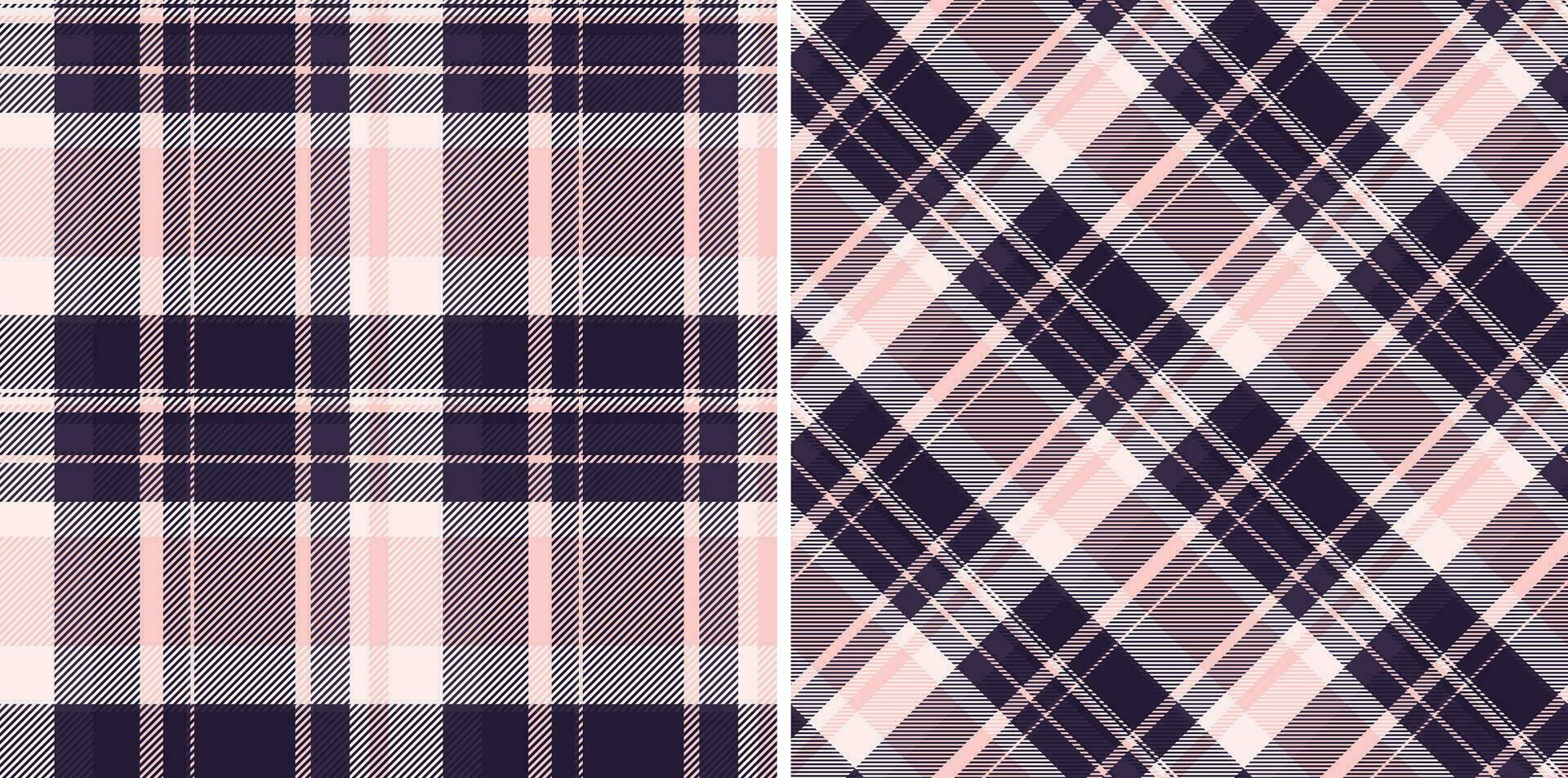 xadrez padronizar tecido do Verifica fundo tartan com uma têxtil vetor textura desatado.