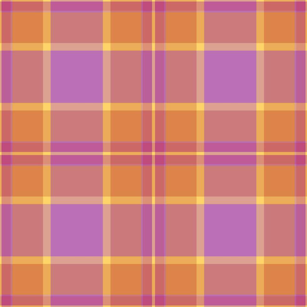 padronizar vetor tartan do fundo textura xadrez com uma desatado têxtil Verifica tecido.