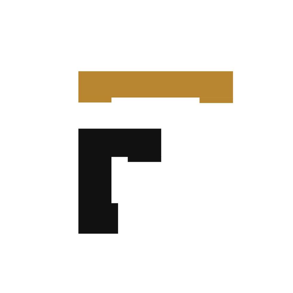 moderno f logotipo Projeto. abstrato inicial carta f logotipo modelo vetor