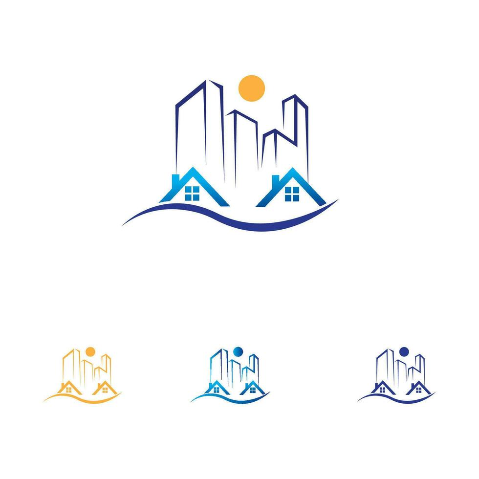 logotipo imobiliário vetor