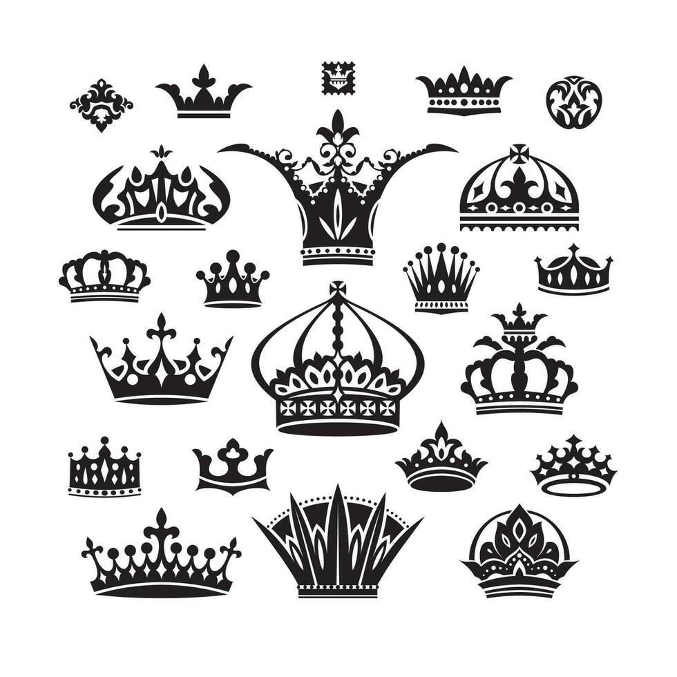 à moda , elegante e impressionante rei e rainha tipografia arte e ilustrador vetor