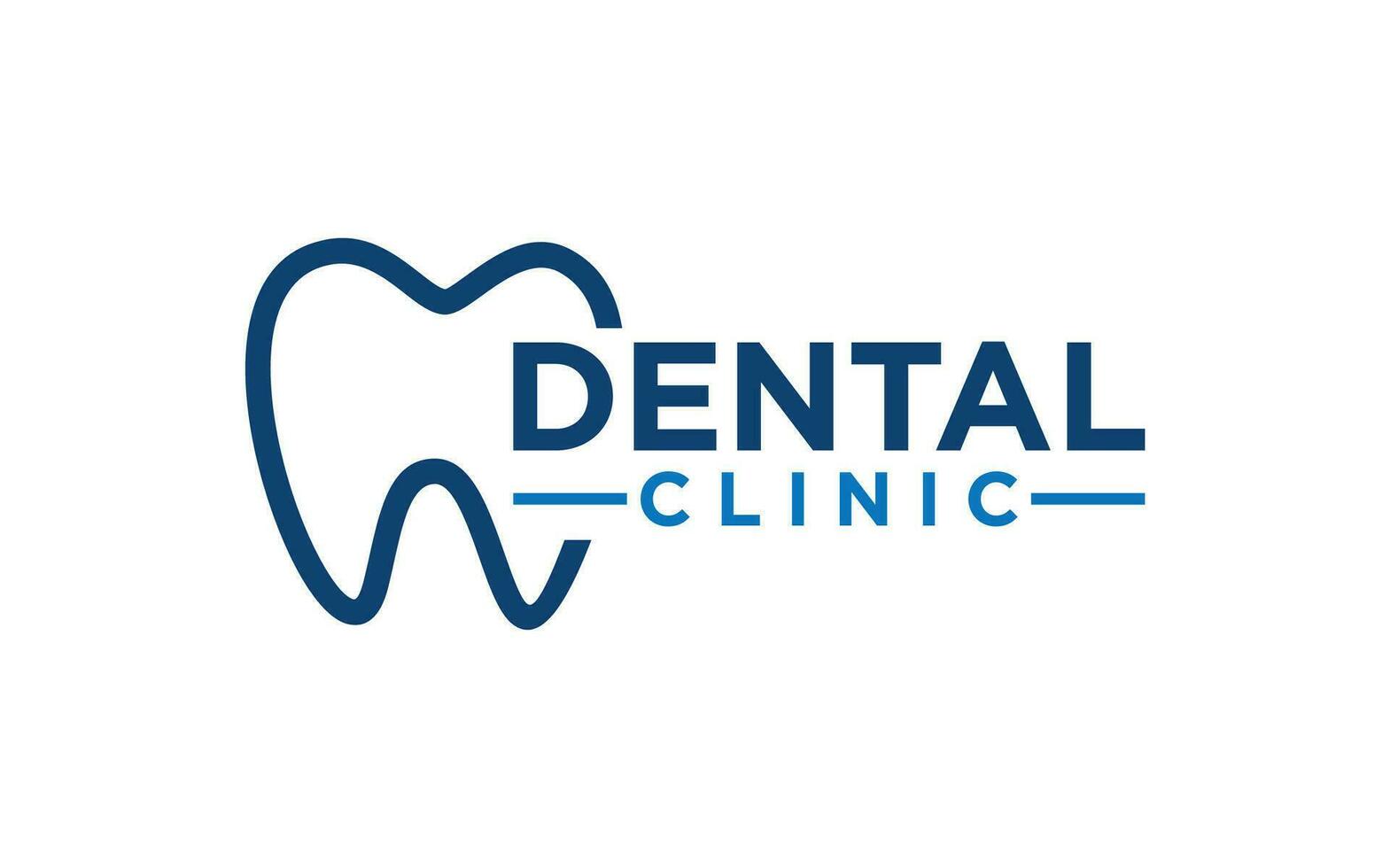 dental clínica vetor logotipo Projeto. dentista logotipo