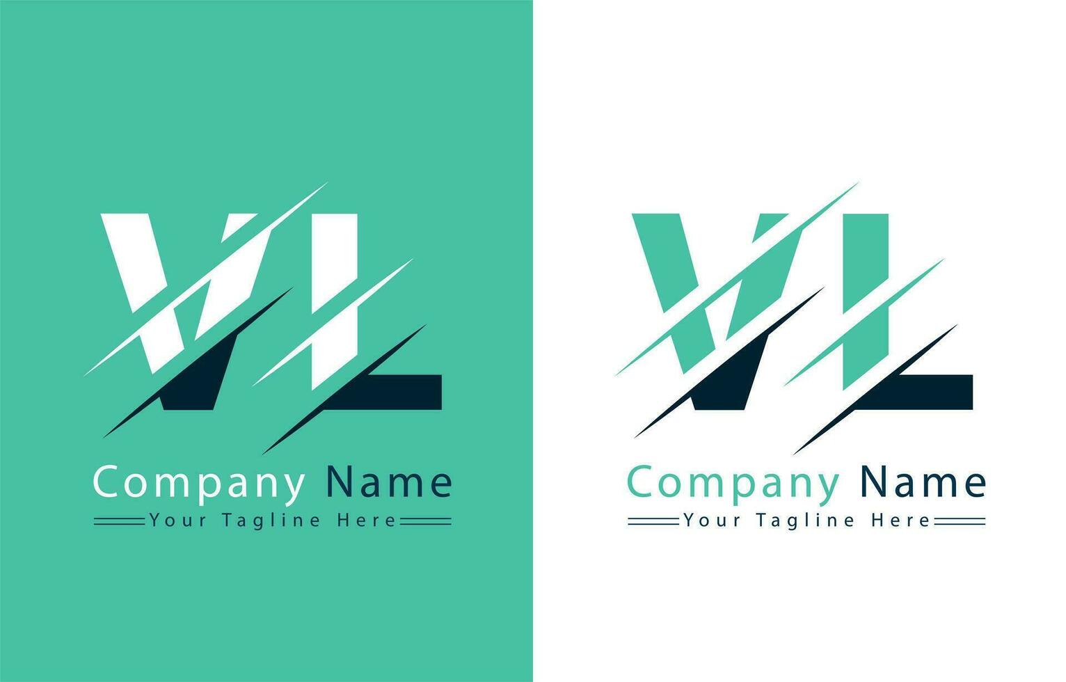 vl carta logotipo Projeto modelo. vetor logotipo ilustração