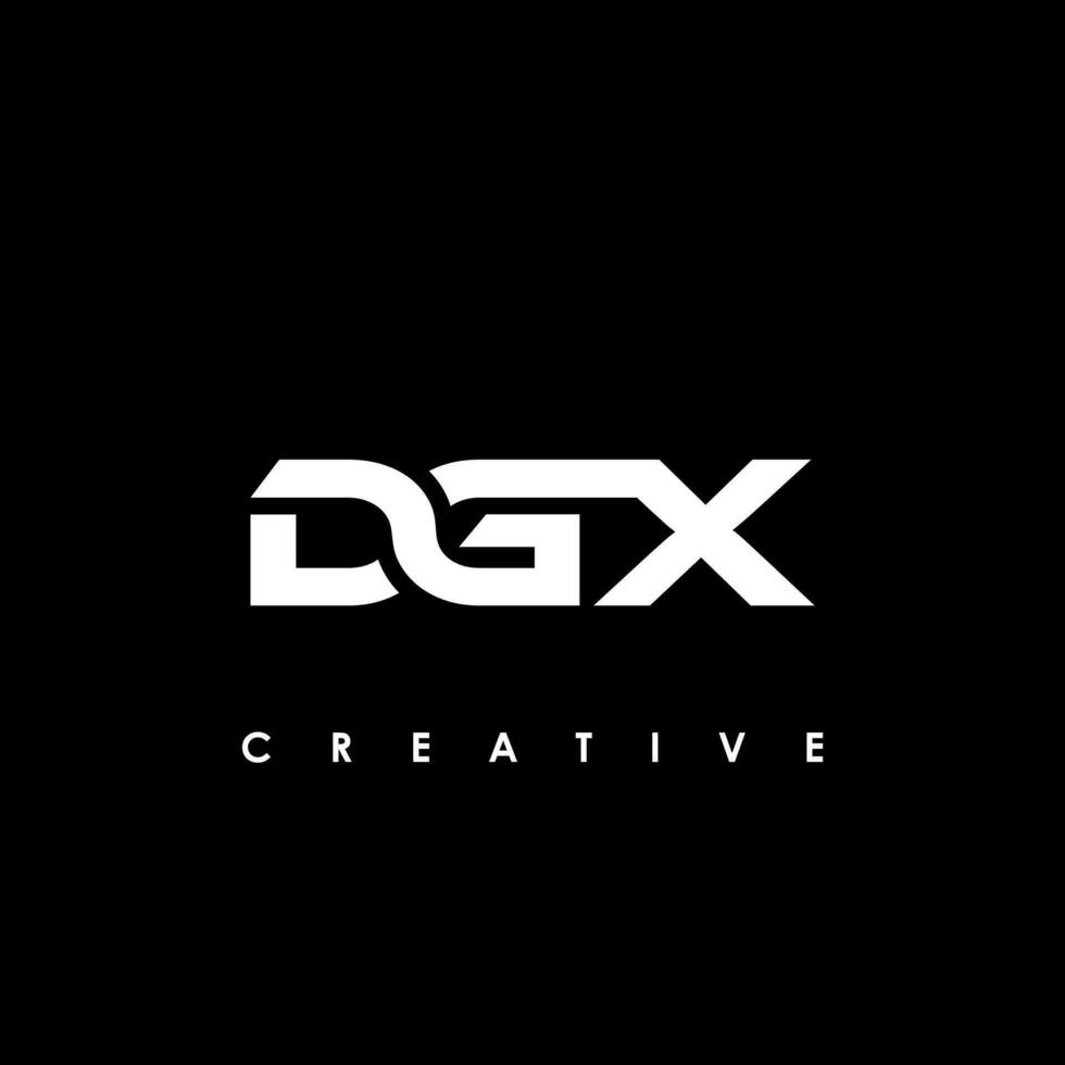 dgx carta inicial logotipo Projeto modelo vetor ilustração