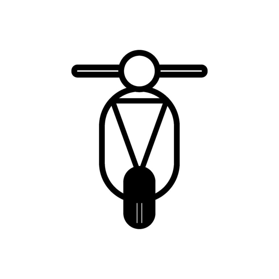 vetor de design de ícone de scooter