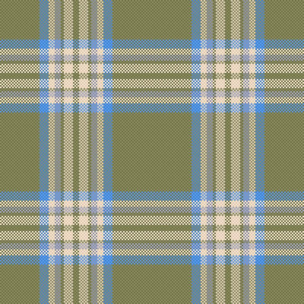 desatado Verifica fundo do tartan têxtil vetor com uma xadrez textura padronizar tecido.