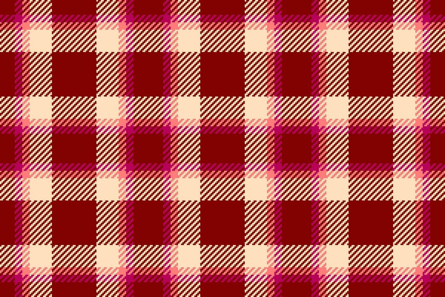 Verifica xadrez desatado do fundo tecido têxtil com uma tartan padronizar vetor textura.