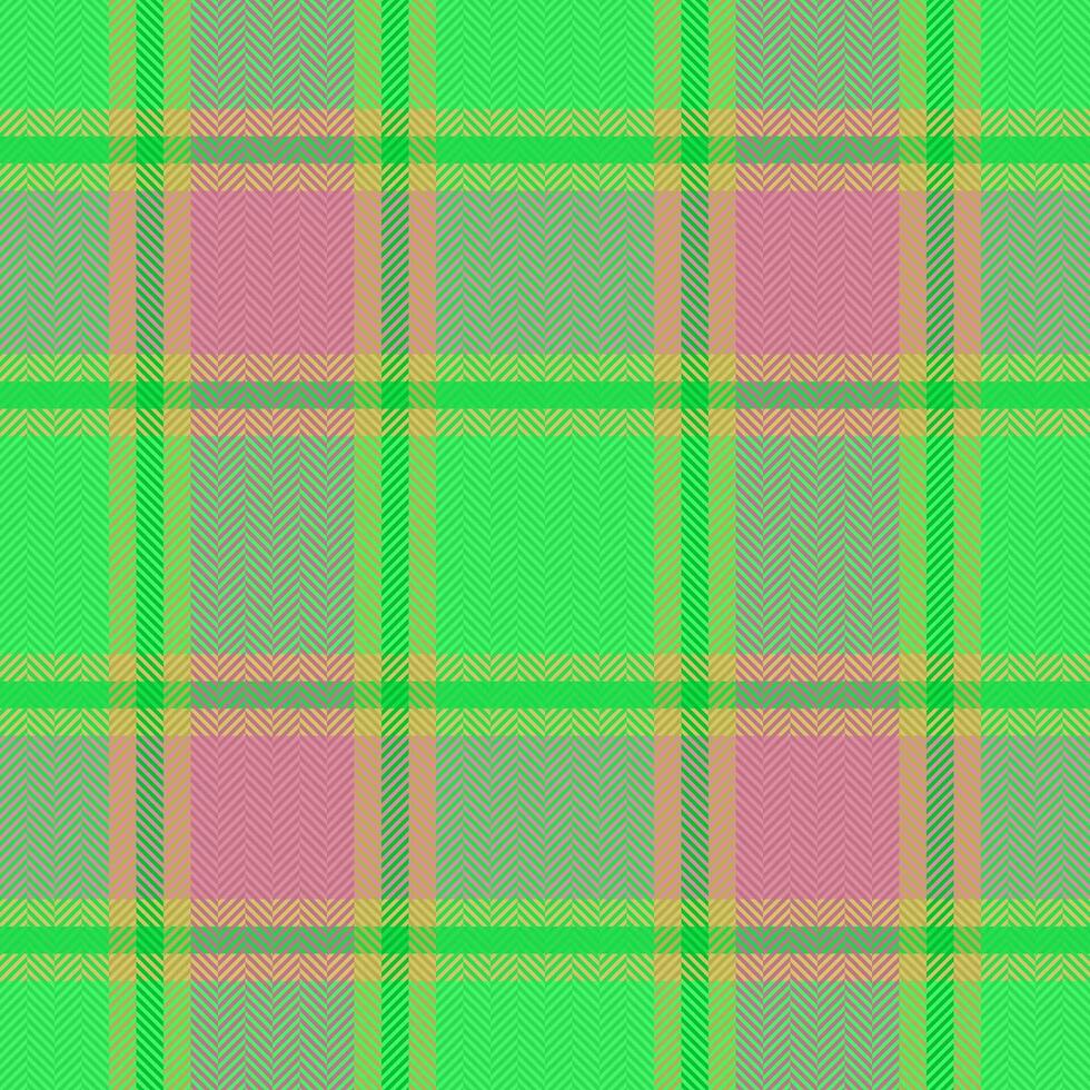 fundo textura tartan do desatado xadrez têxtil com uma tecido padronizar Verifica vetor. vetor