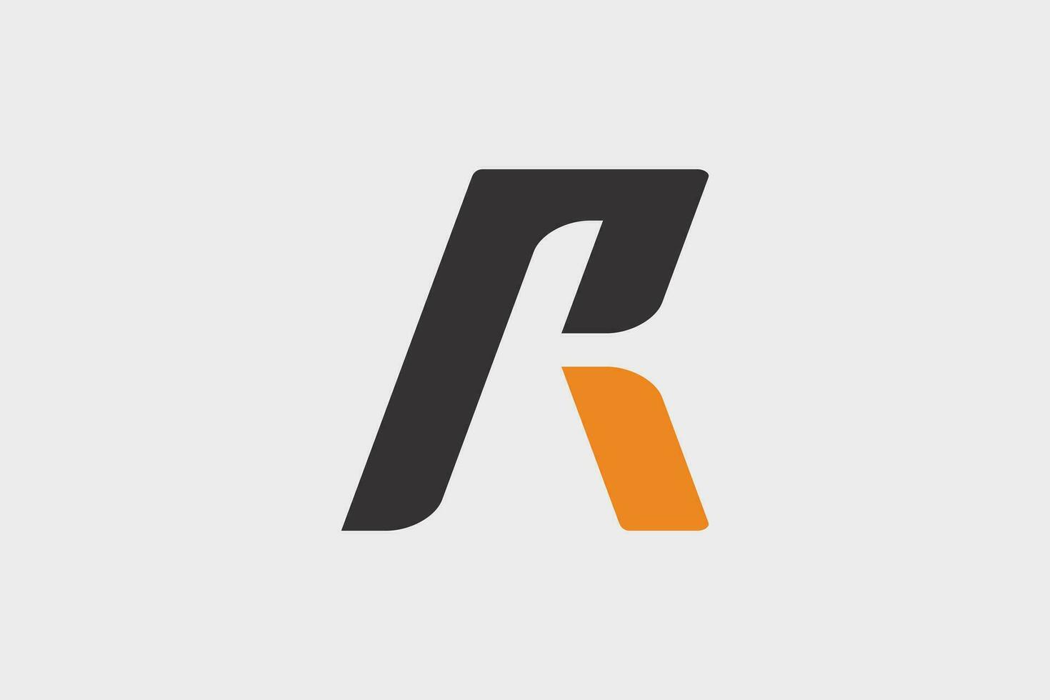 combinação inicial carta logotipo Projeto com carta rk criativo conceito vetor