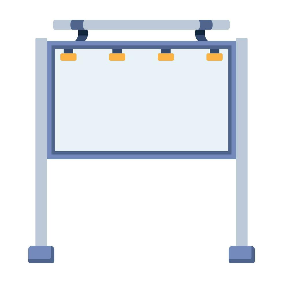ao ar livre de Anúncios Pranchas plano ícones vetor