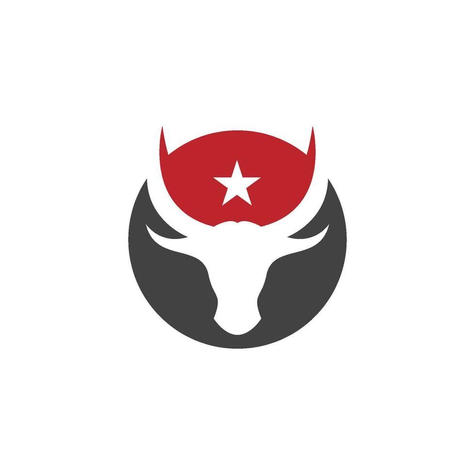 Taurus logo template vector icon ilustração design