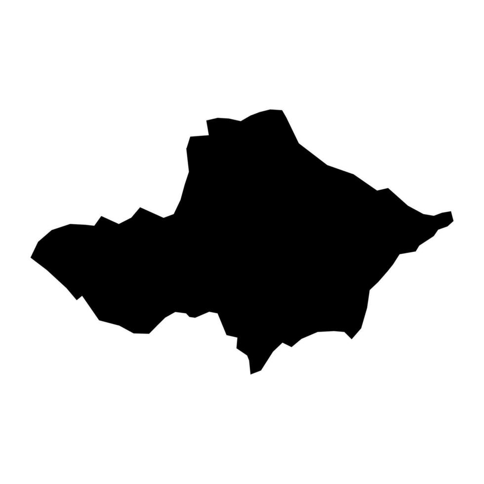 monte plata província mapa, administrativo divisão do dominicano república. vetor ilustração.
