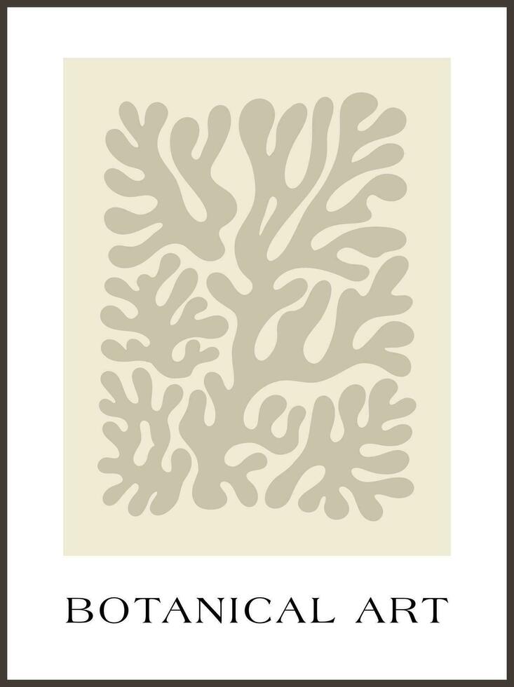abstrato groovy floral monstera poster y2k. moderno na moda minimalista estilo. mão desenhado para papel de parede, parede decoração, tecido, cartão postal, cobrir, modelo, bandeira. vetor
