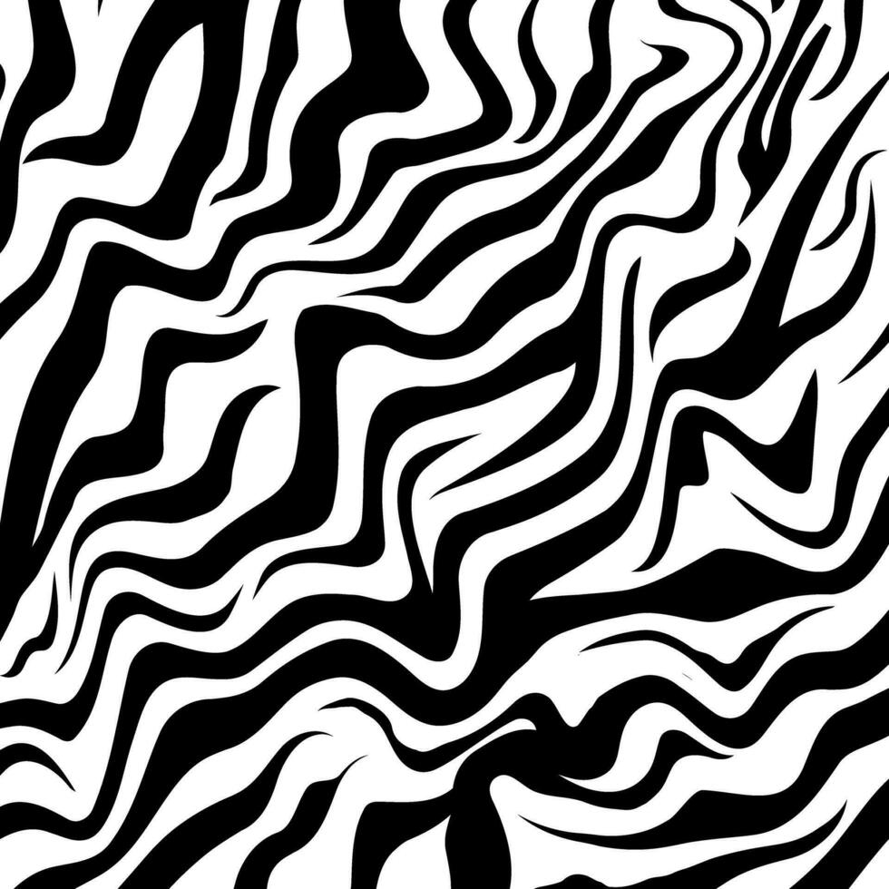 zebra listras Preto branco textura padronizar vetor ilustração