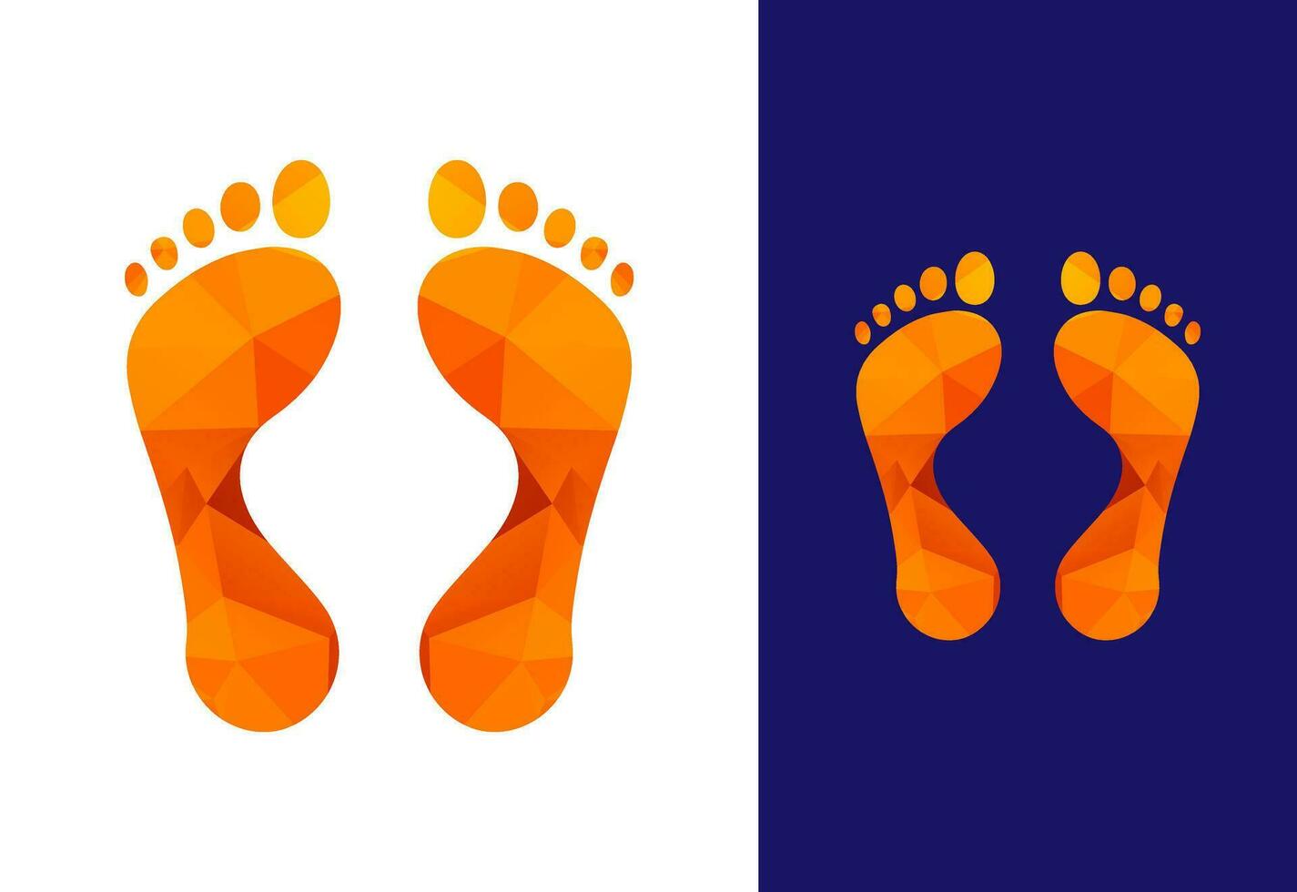 pé e pé Cuidado ícone logotipo , e tornozelo assistência médica, livre vetor