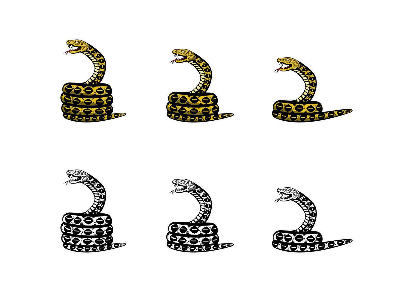 Pitão serpente Projeto ilustração vetor