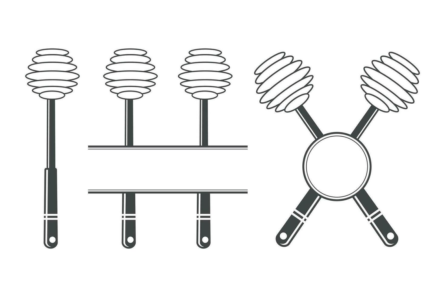 colher monograma vetor, colher silhueta, colher vetor, restaurante equipamento, grampo arte, garfo colher e faca monograma, vetor, ilustração, fatiador, faca, garfo vetor