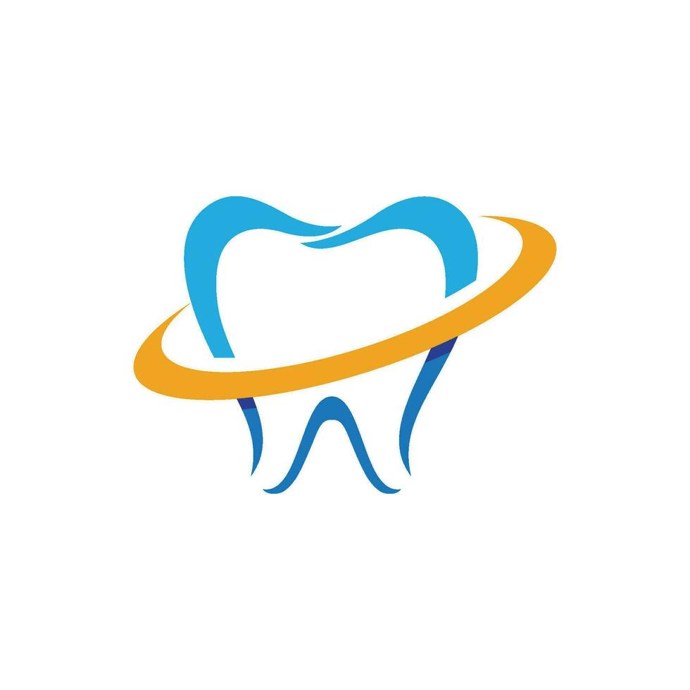 ilustração em vetor modelo logotipo dental