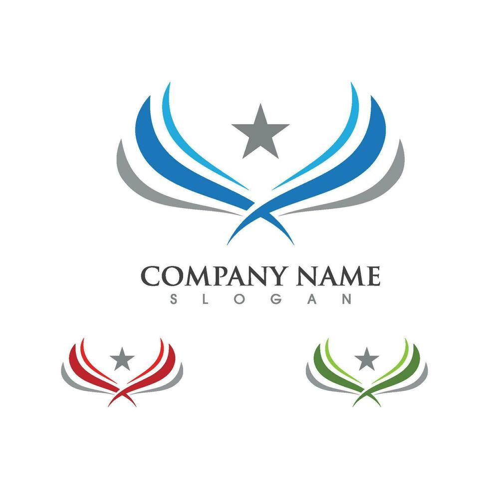 falcon logo template vector