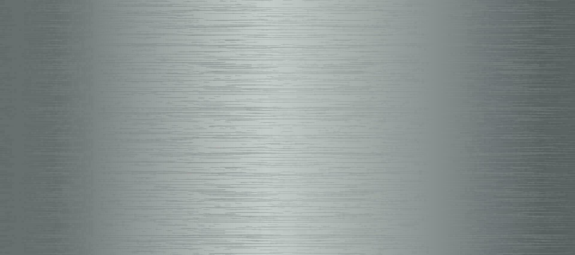 panorâmico fundo prata aço metal textura - vetor ilustração