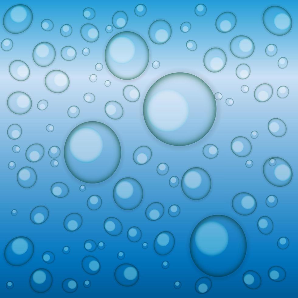 ilustração vetorial de fundo de gotas de água vetor