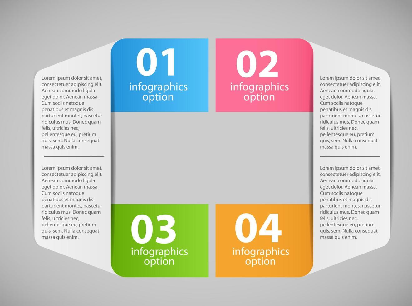 infográfico modelo ilustração vetorial vetor