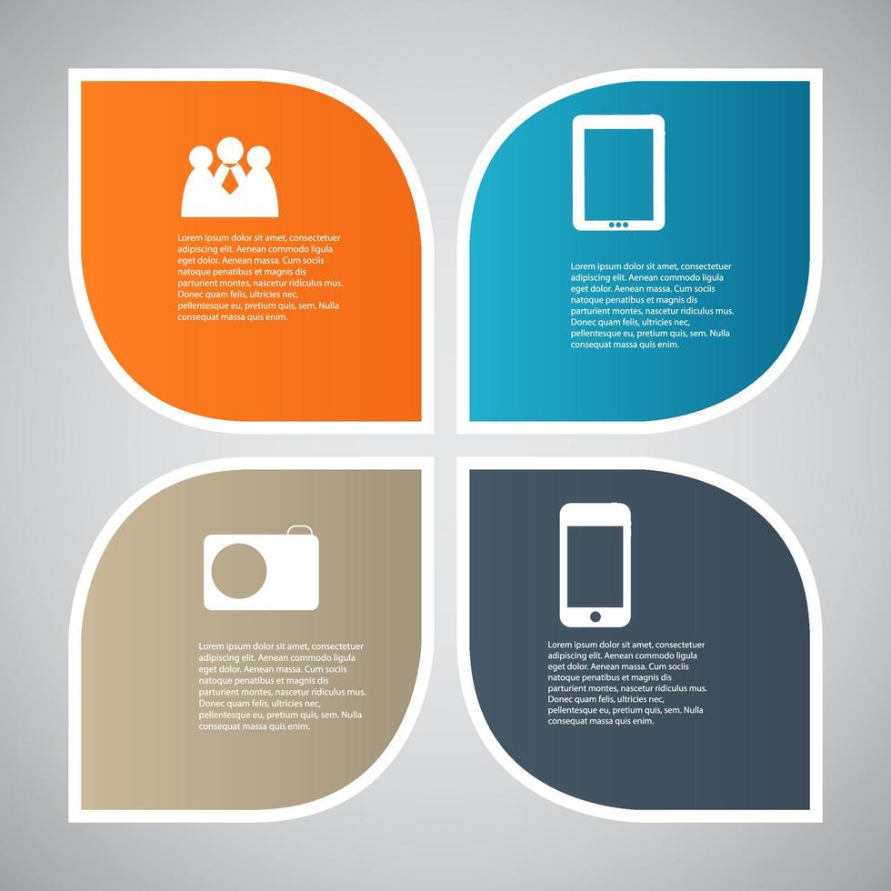 ilustração em vetor infográfico modelo de negócios