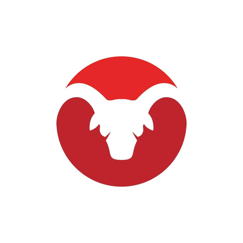 Taurus logo template vector icon ilustração design