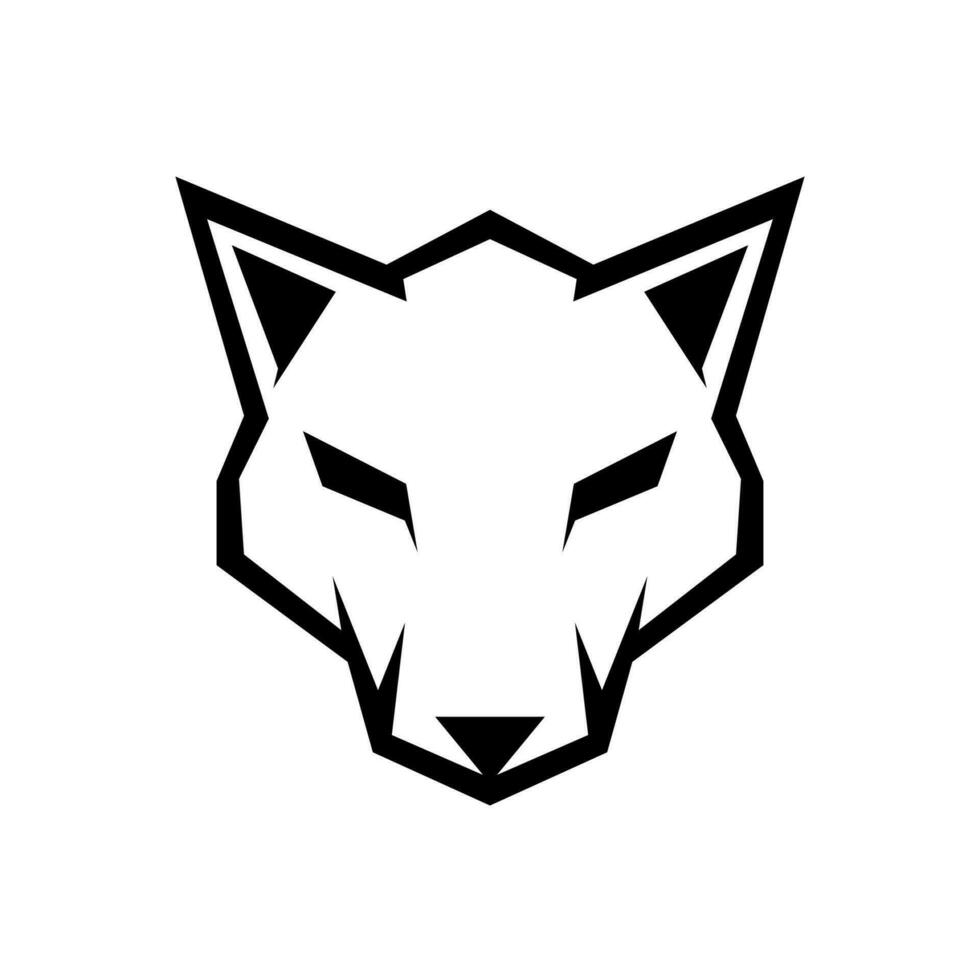 Lobo logotipo arte e ilustração vetor