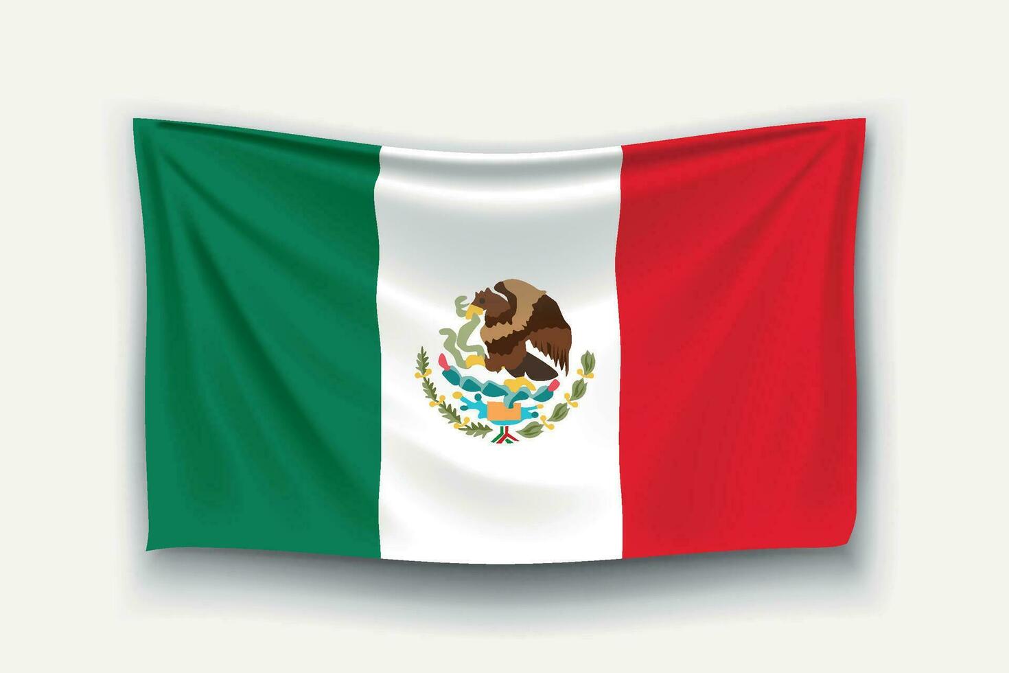 bandeira do méxico vetor