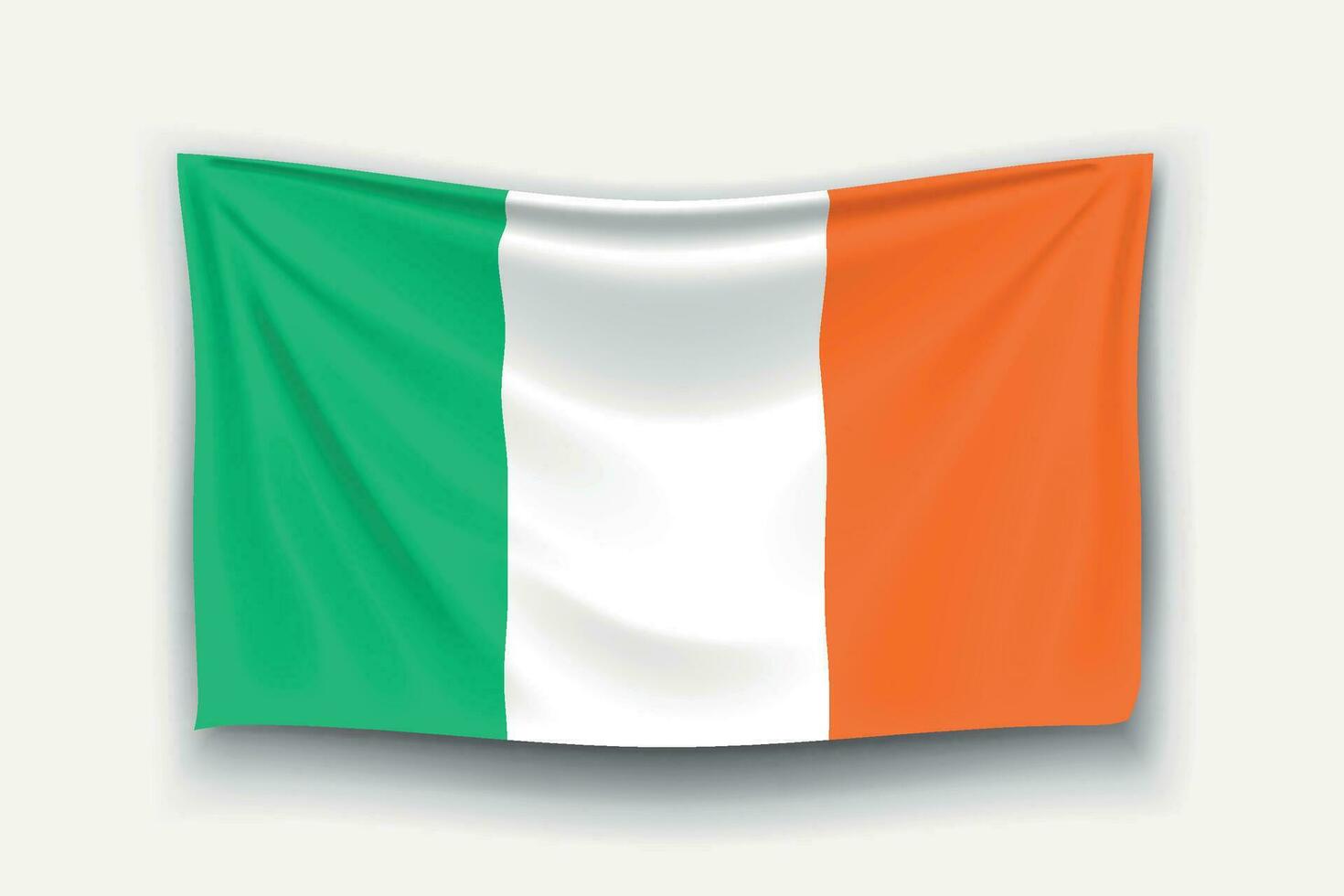 bandeira da irlanda vetor