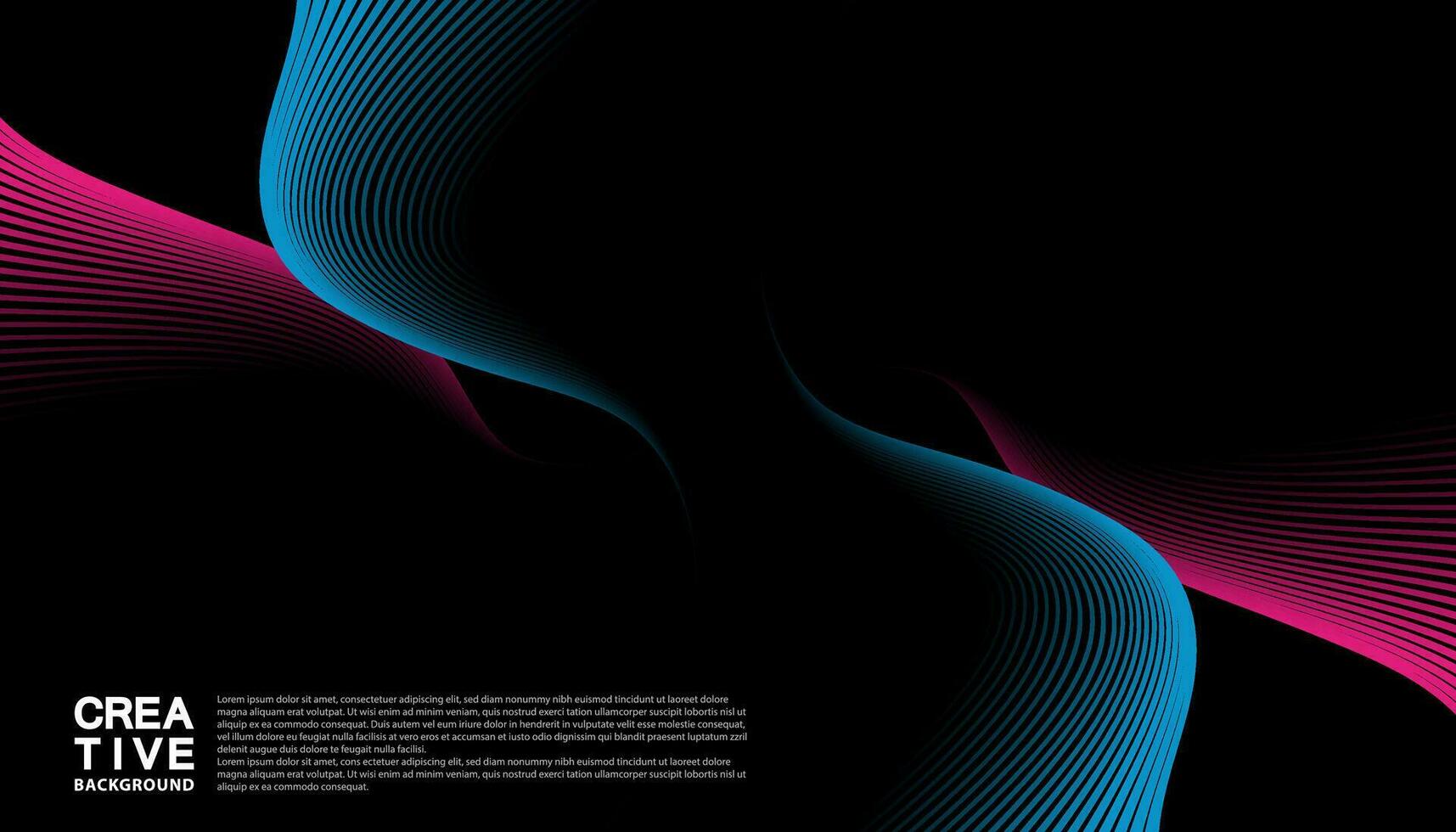 abstrato colorida onda linha vetor fundo. linha curva moderno Projeto para seu Ideias, bandeiras, cartazes, cartazes. eps10 vetor modelo.