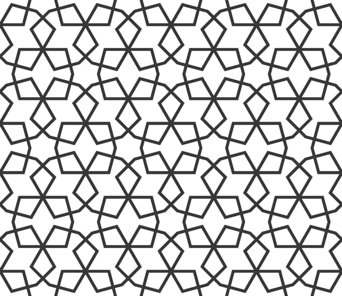 desatado geométrico padronizar com a islâmico estilo vetor