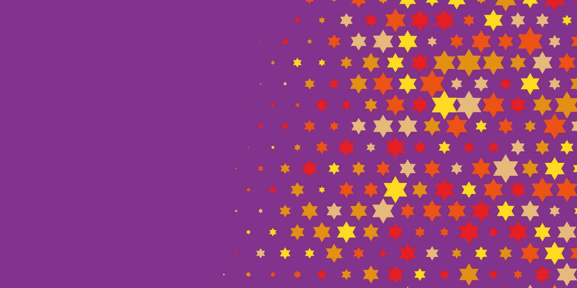 colorida estrelas abstrato ilustração fundo lindo bandeira com cópia de espaço vetor