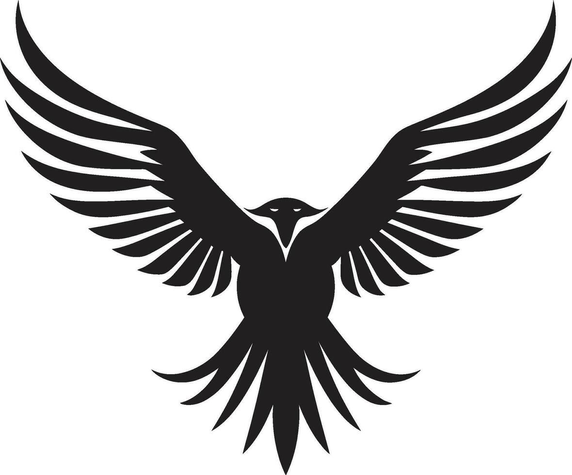 elegante raptor perfil vetor Águia soberano símbolo Preto Águia ícone