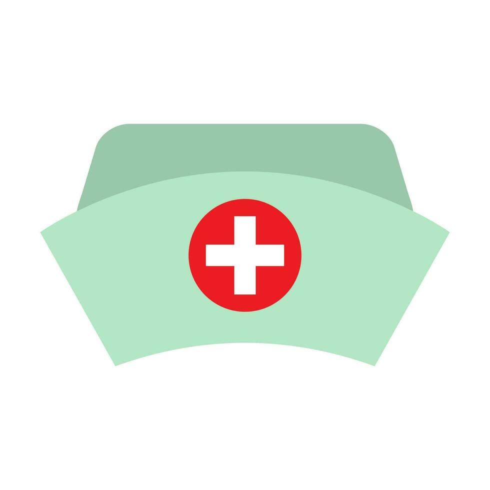enfermeira ícone vetor. hospital ilustração placa. emergência quarto símbolo ou logotipo. vetor