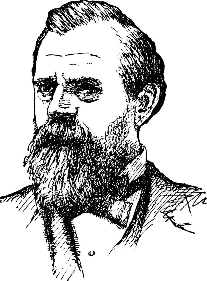 Henry g. Blaisdell, vintage ilustração vetor