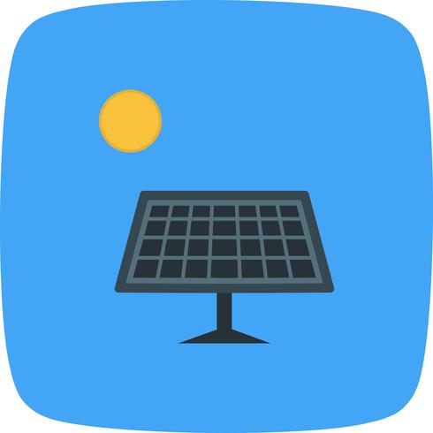 Ícone de vetor de energia solar