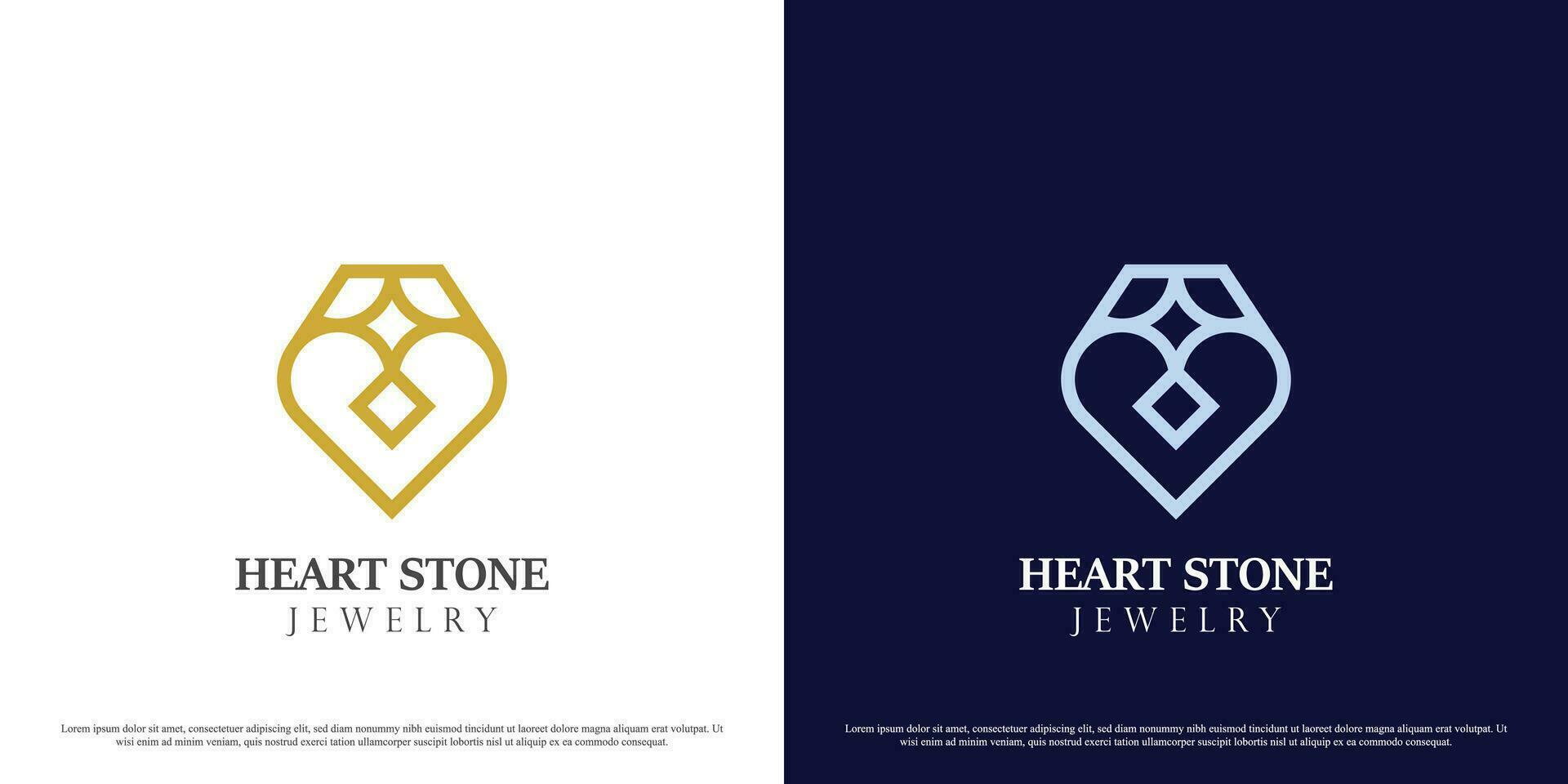 amor diamante logotipo Projeto ilustração. sólido forma o negócio joalheria pulseira ouro anel gradiente acessórios Tesouro lindo estilo de vida. plano ícone simples minimalista geométrico elegante luxo majestoso. vetor