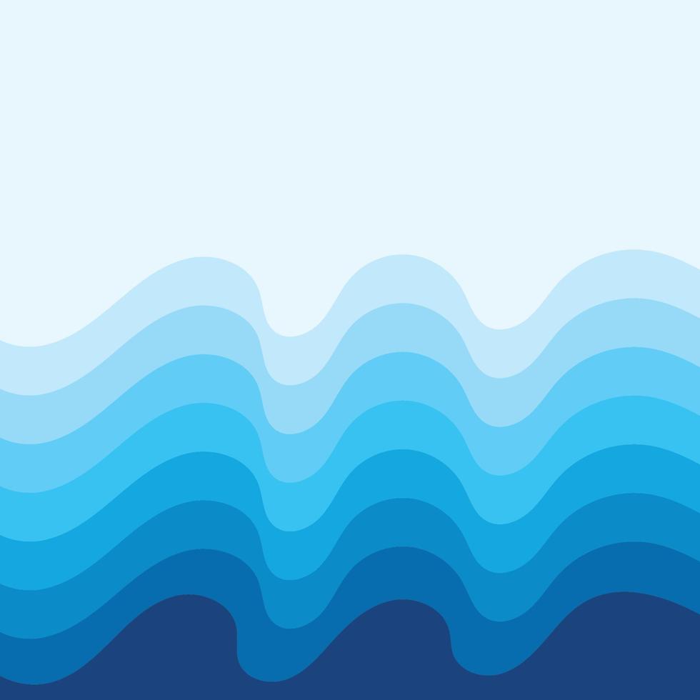 ilustração abstrata do vetor da onda da água do projeto do fundo eps10