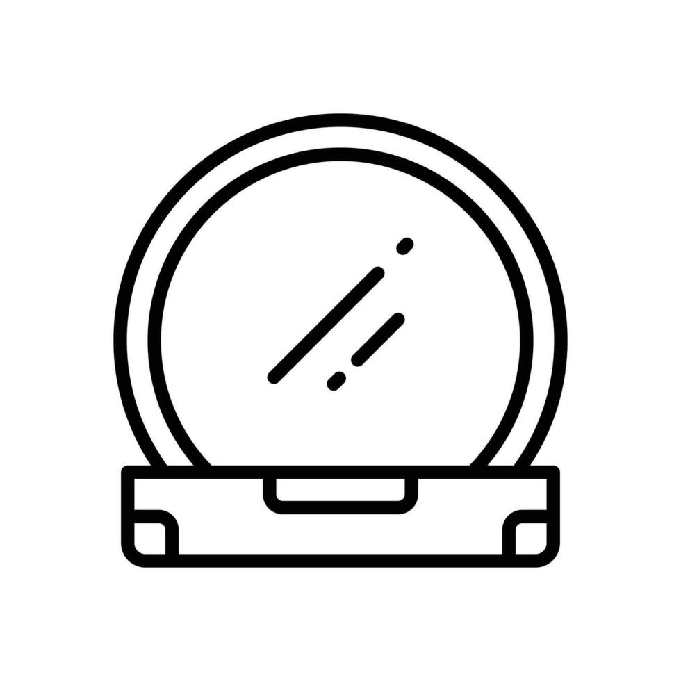 Cosmético pó ícone. vetor linha ícone para seu local na rede Internet, móvel, apresentação, e logotipo Projeto.