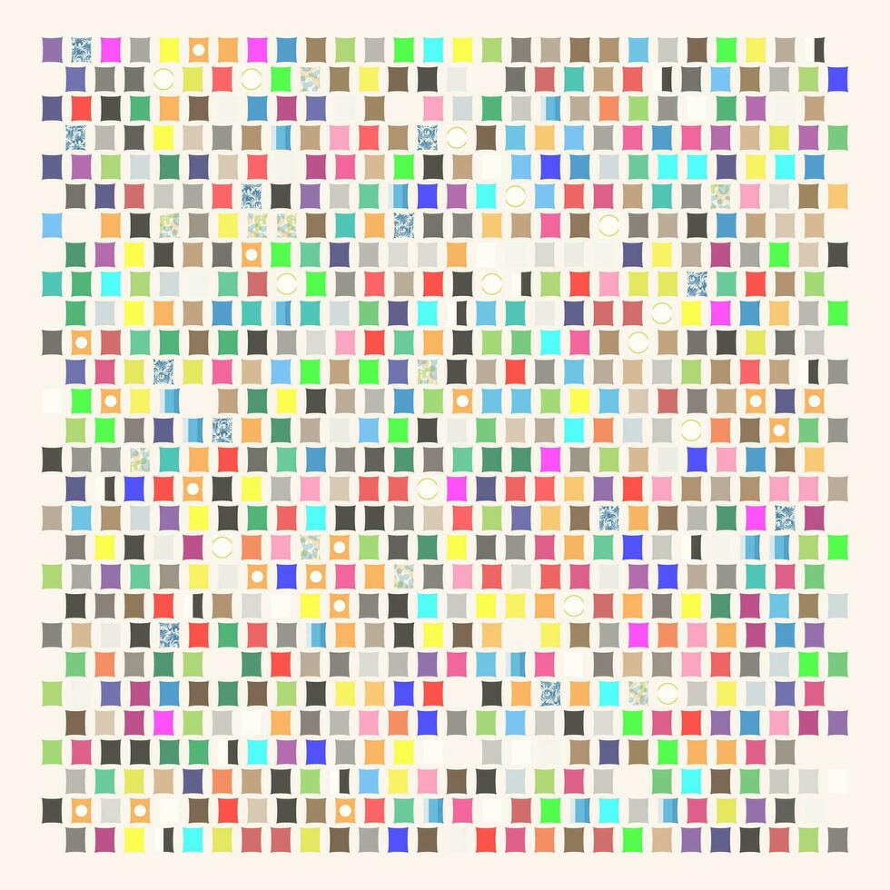 abstrato fundo com quadrados colorida aleatória quadrado aleatória retângulos vetor fundo