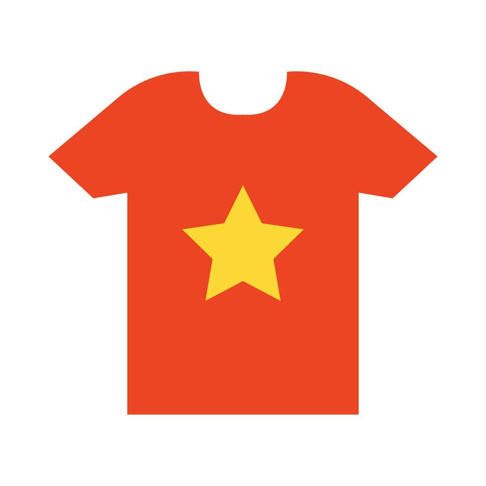 camisa Projeto vetor plano ícone para pessoal e comercial usar.