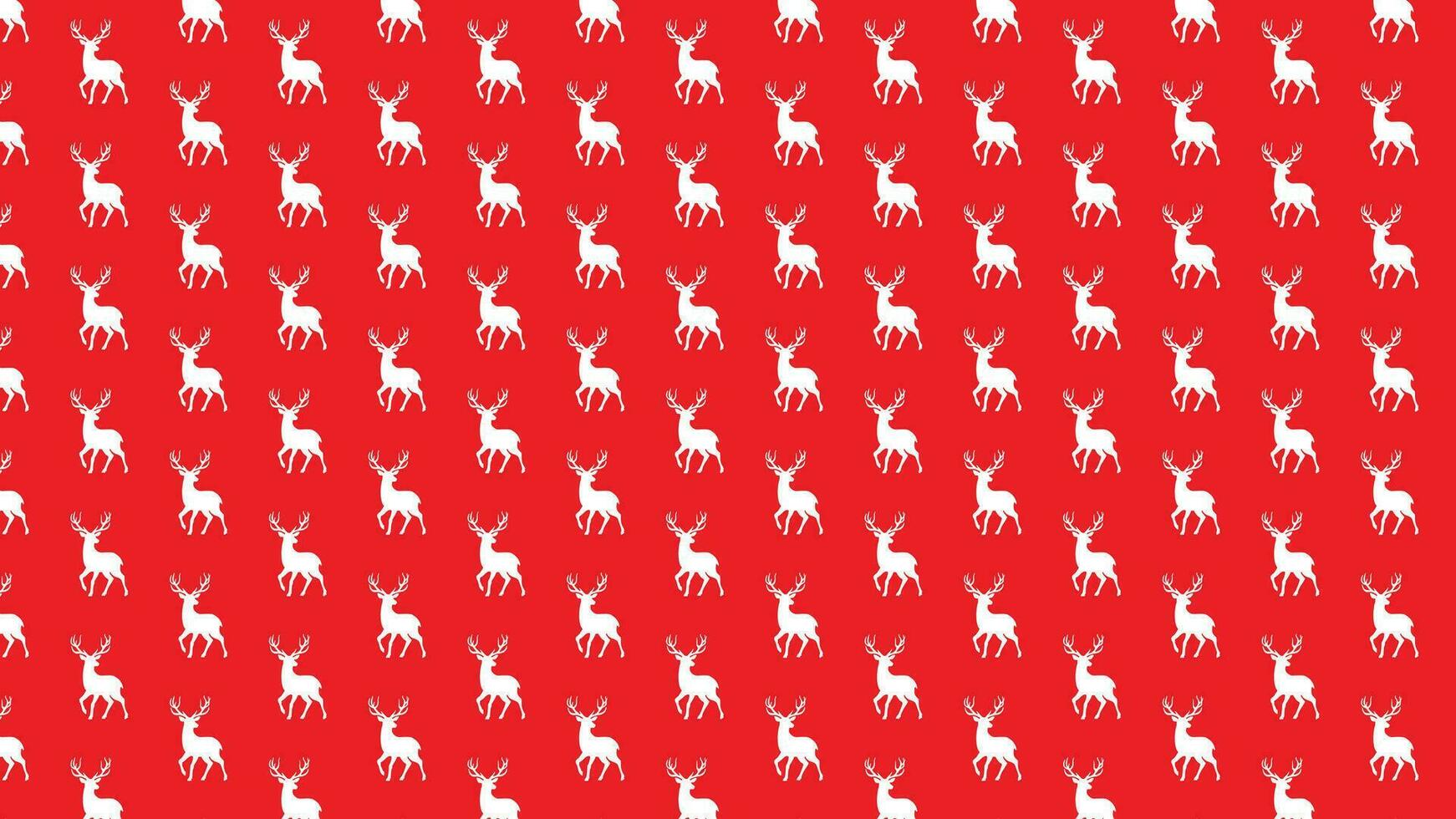 veado padronizar fundo. vetor ilustração. animal padronizar . isolado dentro vermelho