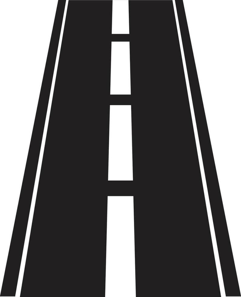 estrada ícone isolado em branco fundo . rodovia ícone vetor