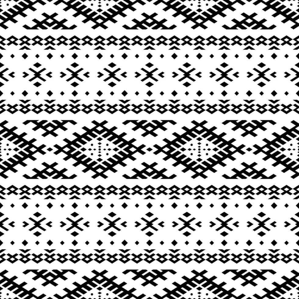 étnico geométrico nativo americano padronizar Projeto. tribal desatado listra padronizar dentro asteca estilo. Preto e branco. Projeto para têxtil, tecido, roupas, cortina, tapete, ornamento, papel de parede, invólucro. vetor