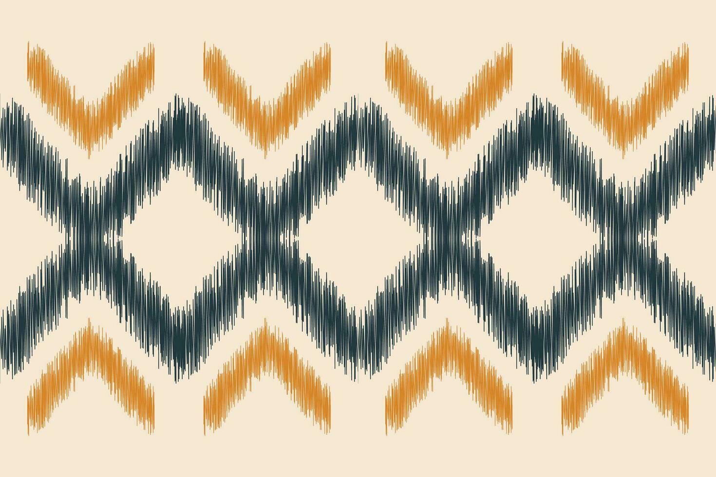 étnico ikat tecido padronizar geométrico estilo.africano ikat bordado étnico oriental padronizar Castanho creme fundo. resumo,illustration.texture,vestuário,quadro,decoração,tapete,motivo. vetor