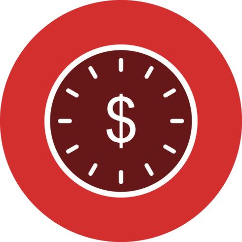 Tempo é dinheiro Vector Icon